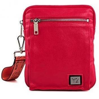 Y NOT Linea WAX BIZ 13 SO RED con tracolla in pelle sintetica
