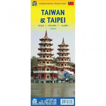 Taiwan & Taipei: ITM Travel Reference Map 1:386000