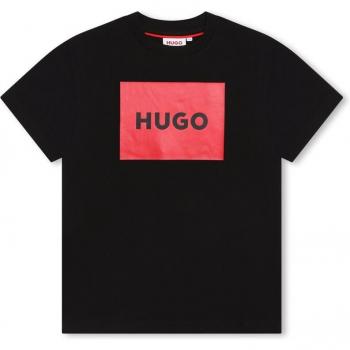 Camiseta Infantil Hugo Algodón Logo Frontal