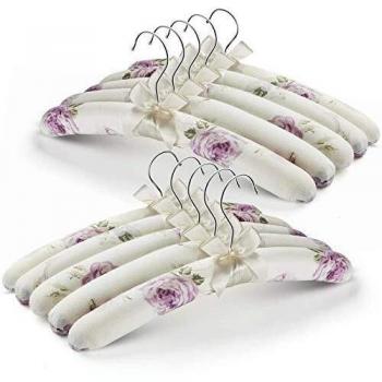Floral Velvet‑Padded Garment Hanger Collection
