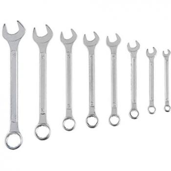 Kit 8 pièces de clés mixtes avec poignée ergonomique