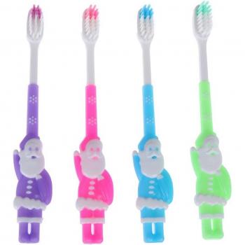 Adorable Santa Handle Toothbrush