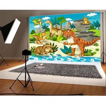 Cartoon Jurassic Dinosaur Forest Studio Props