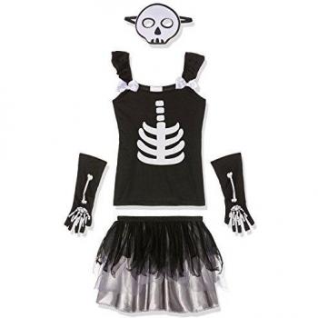 Disfarce de Halloween Esqueleto Tutuween 5-7 anos