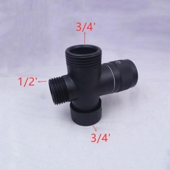 1PC Black Brass Laundry Tap
