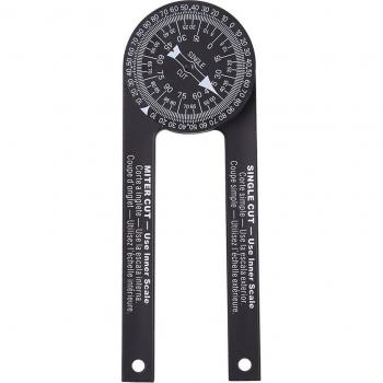 Woodworking Protractor with Level and Marking Pencil