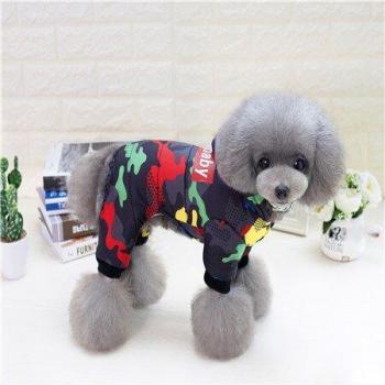 E3 Thick Hooded Jumpsuit for Teddy Dogs