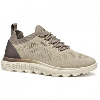 Geox Spherica E Men's Sneakers Sand/Dove Grey EU 43