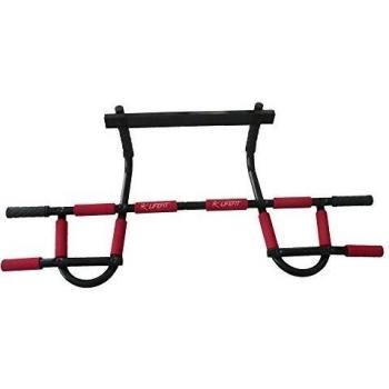 F-HRAZ-C01-01 Barra de Puertas LIFEFIT con Diseño Negro y Rojo