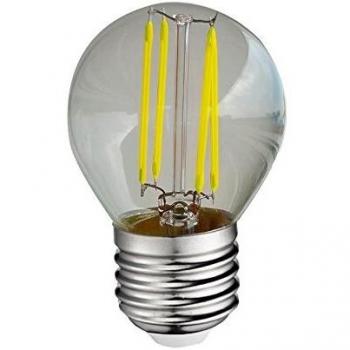 Ampoule LED E27 G45 4W 4000K filament transparent