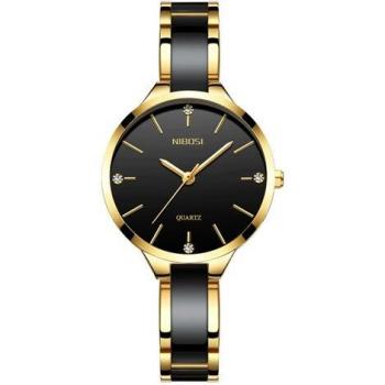 Reloj NIBOSI Mujer Oro Cerámica 2022