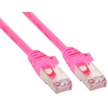 InLine Patchkabel, SF/UTP, CAT5e, 20m, pink