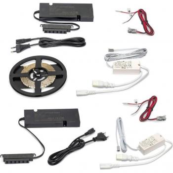 Tira LED Lynx 9,6W/m con Convertidores y Cables