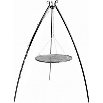 Grille à Rôtir Suspendue sur Trépied 220 cm en acier pliable Cookking 22008