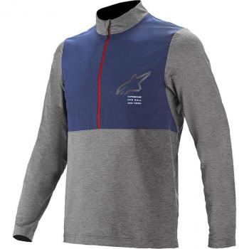 Gris Bleu T‑shirt AlpineStars Nevada Long Manches XL