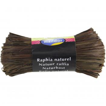 Clairefontaine Raffia-Naturbast, schokobraun