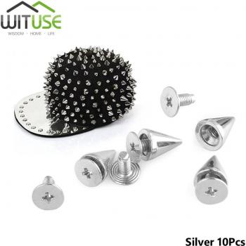 Tachuelas de Cono de 10mm para Manualidades y Ropa