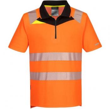 Polo DX4 ComfortVision Portwest – Tecido Premium + Reflector