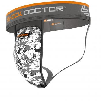 Weichschalengurt Shock Doctor Weiß, Größe 2XL männlich