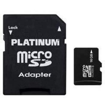 PLATINUM 16 GB Micro SDHC Class 6 Speicherkarte