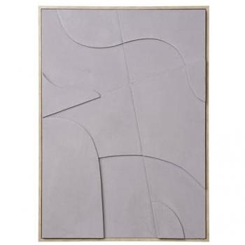 Madeline Arte Mural 50x70cm Gris Arena