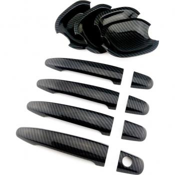 Carbon Fiber Exterior Door Handle Cover for Toyota Land Cruiser Prado J120 (2002-2005)