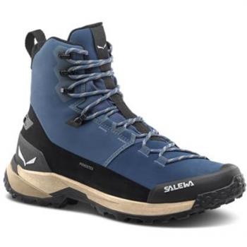 Bottes Salewa Puez Hiver Mid Powertex Bleu et Noir