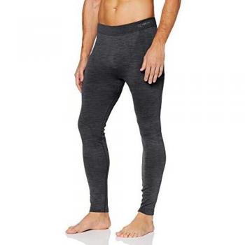 Cmp Seamless Base Layer Leggings Black Melange S-M Male