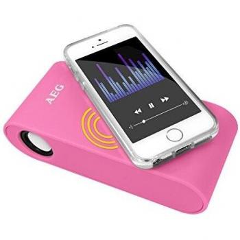 AEG Smart‑Sound LBI 4719 Pink – drahtloses Musiksystem für Smartphones