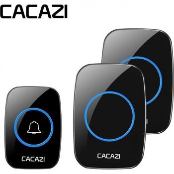 Anillo de Puerta Inalámbrico CACAZI 1 Botón de Presión