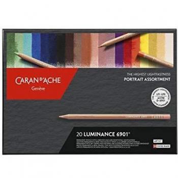Caran d'Ache Luminance 20 Portrait Colored Pencils