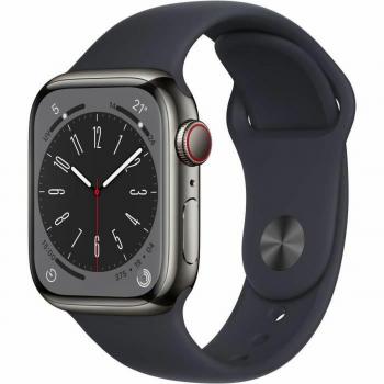 Apple Watch Series 8 4G Schwarz Edelstahl