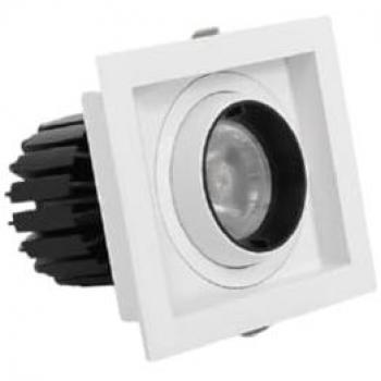 Spot LED 125x125mm Orientable 360º CRI90