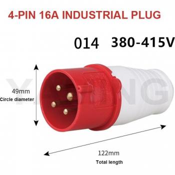 Enchufe Industrial 16A/32A con Conector Oculto
