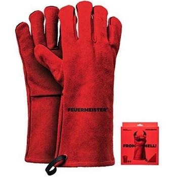 Leder-Grillhandschuhe Gr.10