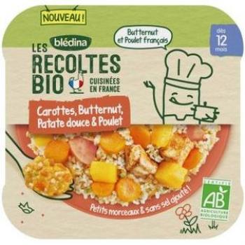 Blédina Bio Délice de Carottes et Poulet 230 g