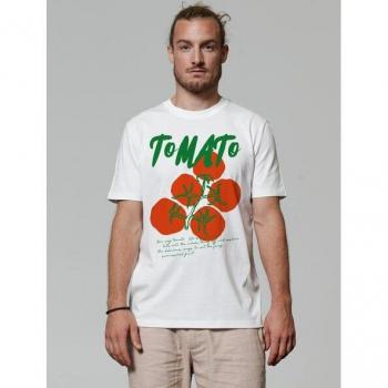 WAT Apparel Tomaten‑Print T-Shirt – kurzärmelig, unisex