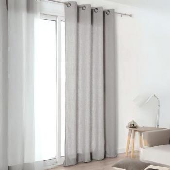 Rideau Oeillet Linda gris perle