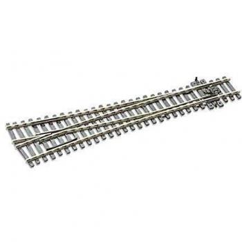 Peco SL‑E98 Streamline Codice 100 Y Turnout con Raggio Esteso ElectroFrog