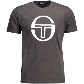 Sergio Tacchini Men's Gray Cotton T-Shirt