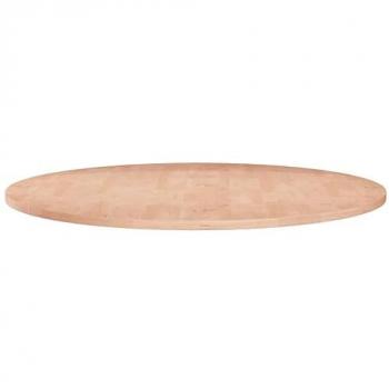 Solid Wood Oak Round Table Top 60x1.5 cm, vidaXL