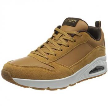 Skechers Sneakers Uomo Whisky, Modello Uno, Taglia 40 EU