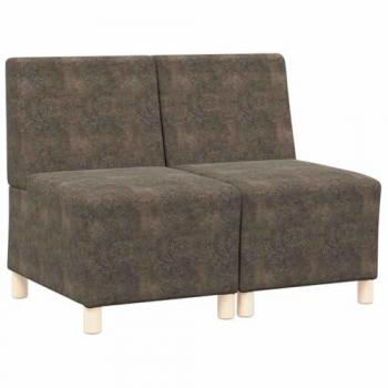 Dark Grey Faux Suede Sofa Chair Pair – Vidaxl Edition