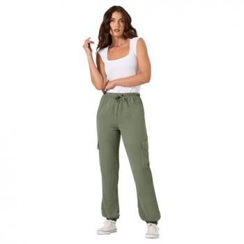 Extended Crepe Cargo Jeans