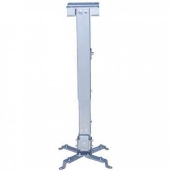 Montaje inclinable de techo para proyectores TooQ PJ2012T, capacidad máxima 20 kg, ajuste telescópico 13-65 cm, ángulo de inclinación -15°/+