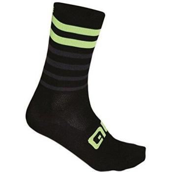 Alé Calze Speed Fondo Nero-Giallo Fluo L (44-47)
