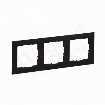 Marco triple negro Legrand Suno