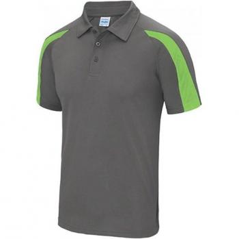 Just Cool Sport‑Polo „Contrast Cool“ – Umweltzertifikat WRAP