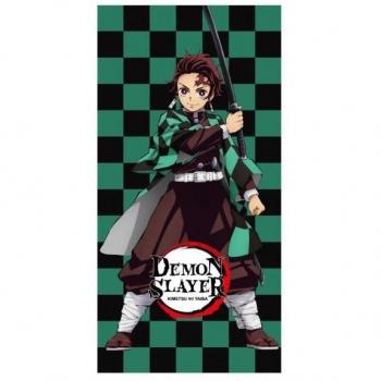 Tanjiro Kamado Green Bath Towel Cotton Demon Slayer