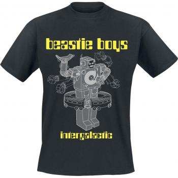 Lizenziertes Merchandise: Beastie Boys Intergalactic T-Shirt für Männer, Schwarz, S bis XXL